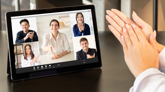 Online meeting, video call, recognition, support