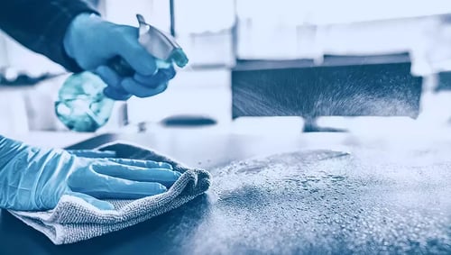 Sanitizing_cleaning_office