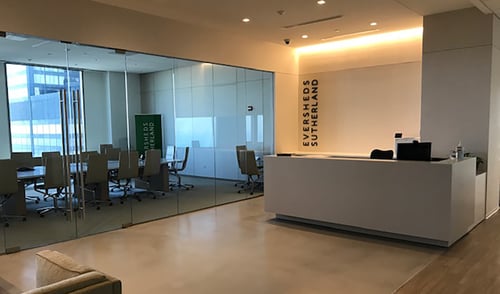 Eversheds reception area