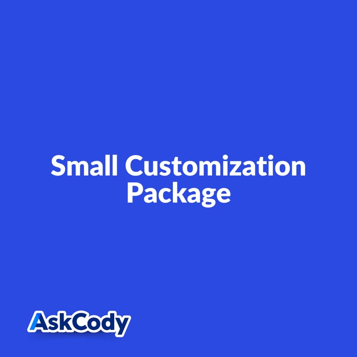 Small Customization Package (2h) image