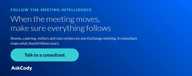 See what should follow your meetings. Talk to a consultant