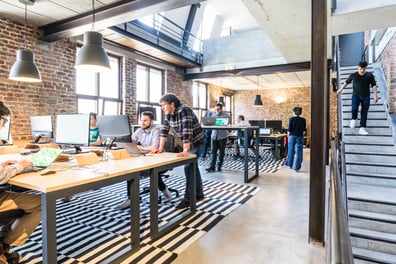 In-office-startup-tech-company-hybrid-work
